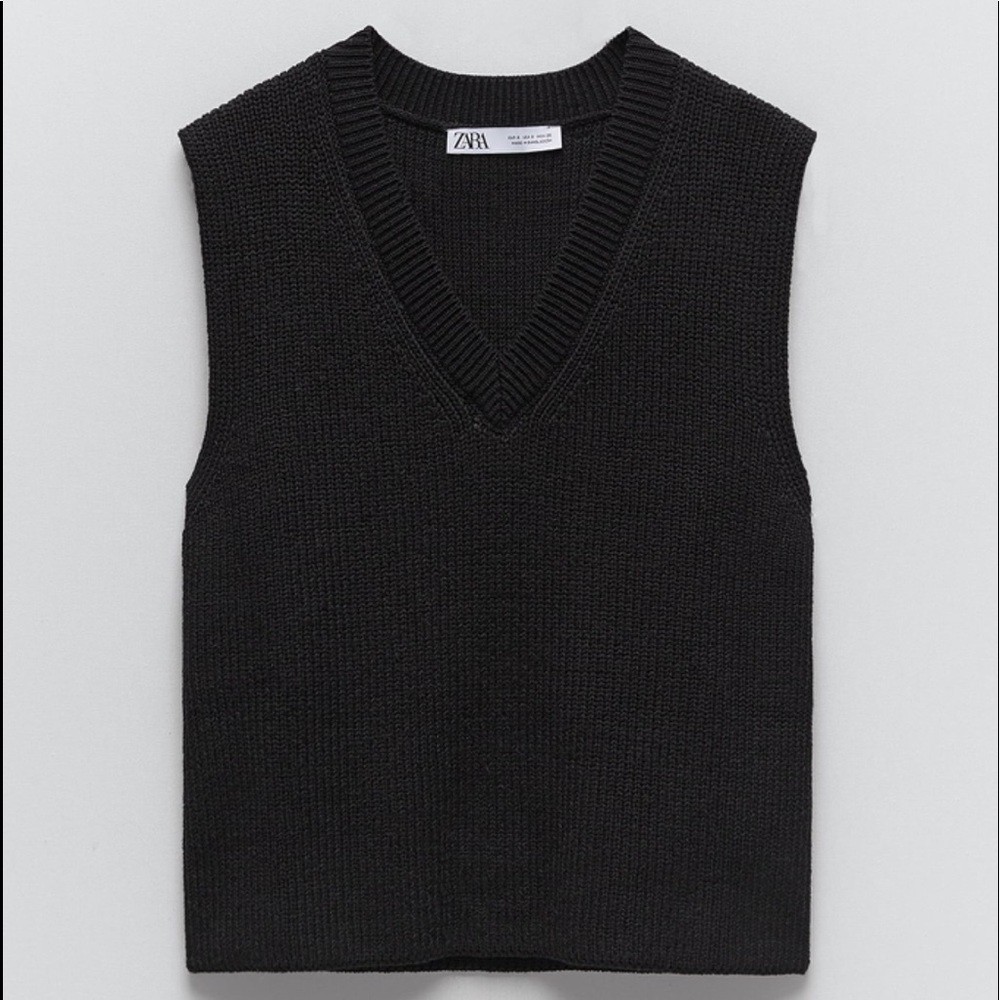 Zara Knit Sweater Vest